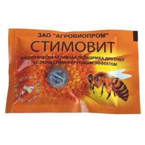 Стимовит подкормка для пчел 40г (биологически активная подкормка с высоким стимулирующим эффектом)