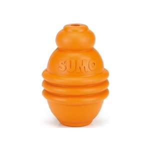 Игрушка для собак Sumo Play для зубов оранжевая 6*6*8,5см Beeztees
