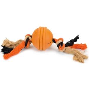 Игрушка для собак Sumo Fit Ball мяч на канате оранжевый 31,8*7,9*7,9см Beeztees для собак