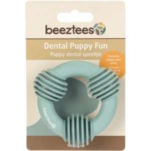 Игрушка для собак Кольцо с запахом мяты д/ухода за зубами зеленое резина 8*5см Beeztees для собак