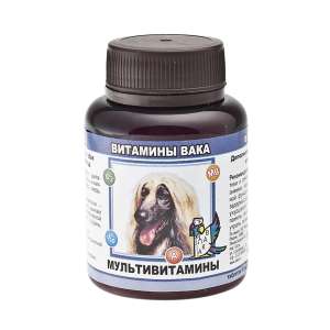 Вака витамины для собак Мультивитамины 80таб для собак