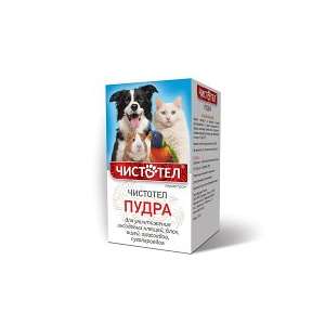 Пудра Чистотел инсектицидная универсальная 100 гр*35 для собак