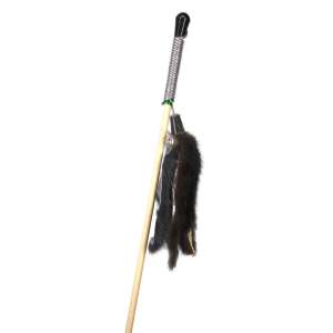Игрушка для кошек дразнилка Мышиные хвосты норка натуральная цвет в ассортименте 50см GoSi