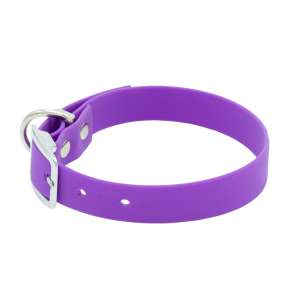 Ошейник биотановый 20мм 27-35см матовый фиолетовый Каскад для собак
