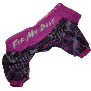 Дождевик для собак р14, спинка 30см фиолетовый неон для девочек Formydogs для собак