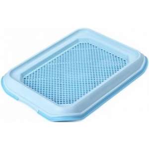 Туалет для собак с решеткой голубой 33*45см Уют