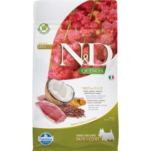 Фармина/Farmina N&D Quinoa корм для собак мелких пород Утка с киноа, уход за кожей и шерстью 800гр