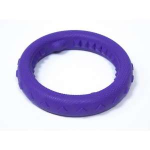 Игрушка для собак Кольцо плавающее среднее 17см фиолет Зооник
