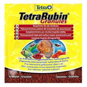 Tetra Rubin Granulat кормя для декоративных рыб всех видов для улучшения окраски гранулы 15гр для рыб