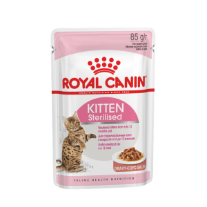 Роял Канин/Royal Canin пауч 85гр корм для котят Киттен Стерилайзд желе*28 для кошек
