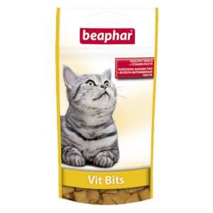 Беафар для кошек подушечки с мультивитаминной пастой Vit bits 35 гр (желтый)*18