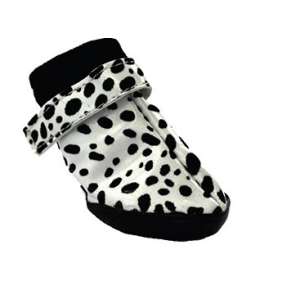 Обувь для собак Пятнистые черно-белые размер №4 (4шт) Каскад