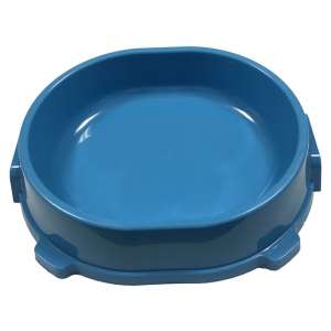 Миска пластиковая на резинке голубой 0,22л Фаворит для собак