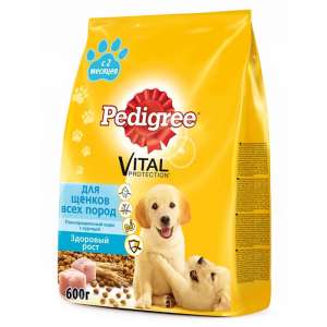 Педигри/Pedigree 600гр корм для щенков всех пород с 2-х месяцев Курица для собак