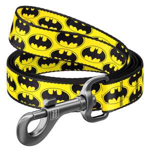Поводок для собак нейлоновый регулируемый Бэтмен Лого 10мм*122см WauDog Коллар/Collar для собак