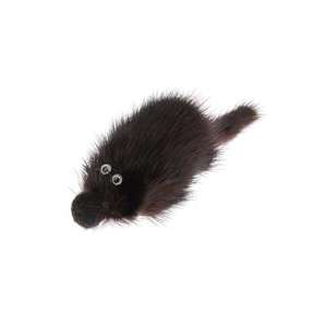 Игрушка для кошек Мышка, из натуральной норки, 5см Уют