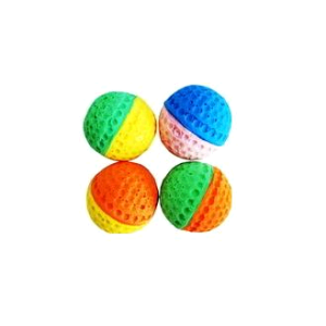 Игрушка для кошек Мяч двухцветный зефирный 4см Уют