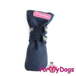 Сапожки для собак темно-синие ПВХ р5 (5,7*4,5*9см) Formydogs