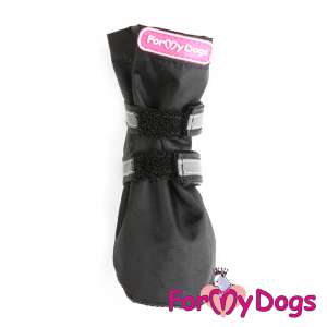 Сапожки для собак черные ПВХ р4 (5,5*4,2*8,5см) Formydogs для собак