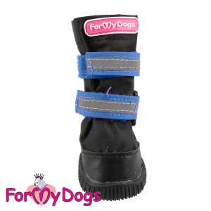 Сапожки для собак с усиленным носком черно-синие РП р5 (5,7*4,5*9см) Formydogs для собак