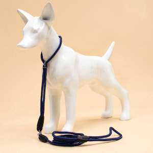 Ринговка 150 х 0,6 см, с вертлюгом, синяя/чёрная Пижон