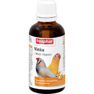 Беафар витамины для птиц Vinka 50 мл*3 для птиц