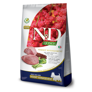 Фармина/Farmina N&D Quinoa корм для собак мелких пород Ягненок с киноа, контроль веса 800гр для собак
