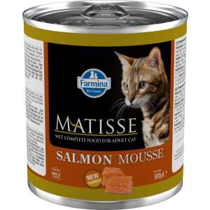 Фармина/Farmina конс. Matiess Mousse Salmon корм для кошек мусс с Лососем 300гр 