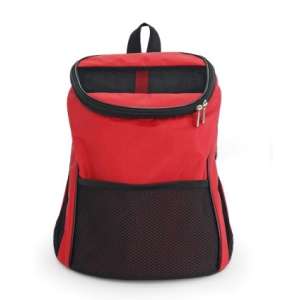 Рюкзак-переноска ZOO 35*25*33 красно-черный Вариант