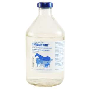 Травматин 100 мл (комплекс.терапия травм и мастита у животных) для собак
