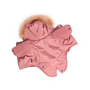 Комбинезон утепленный Winter парка рS спинка 25см с капюшоном розовый LION
