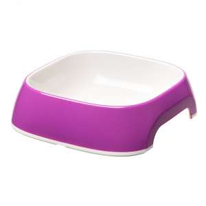 Миска пластиковая фиолетовая Glam Small 0,4л Ферпласт для собак