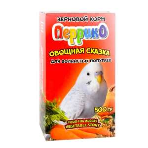 Перрико корм для волнистых попугаев Овощная сказка 500гр*14 для птиц