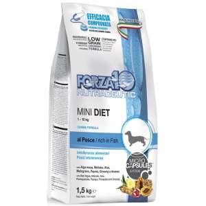 Форца10/Forza10 Diet корм для собак мелких пород гипоаллергенный Рыба 1,5кг 