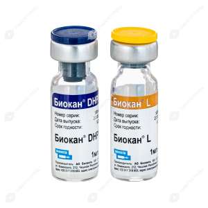Биокан DHPPI+L 1 доза*10 (чума, гепатит,ларинготрахеита,парвовирус,парагрипп,лептоспироз собак) для собак