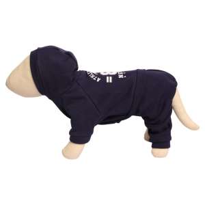 Спортивный костюм с капюшоном р.XL, спинка 35см темно синий LION для собак
