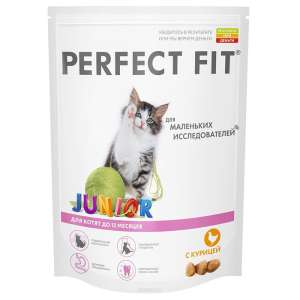 Перфект Фит/Perfect Fit 650г корм  для котят с курицей сух.