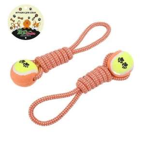 Игрушка для собак грейфер петля Мяч с лапками 30см ZooMoDa