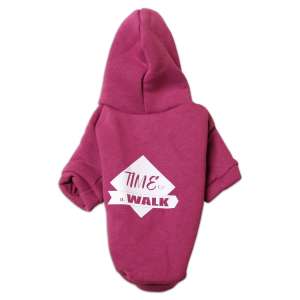 Толстовка с капюшоном LMK-0310 р.XL, спинка 34см Время для прогулки LION  для собак