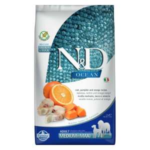 Фармина/Farmina N&D корм для собак средних и крупных пород Треска с апельсином и тыквой 2,5кг 