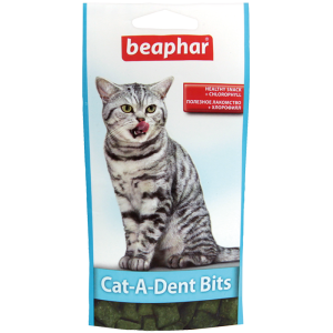 Беафар для кошек подушечки для чистки зубов Cat-a-dent bits 35 гр*18