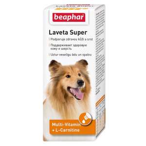 Беафар витамины для собак Laveta super Витаминный комплекс для кожи и шерсти 50 мл*6