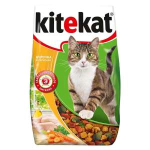 Китекет/Kitekat 800гр корм для кошек Курочка аппетит*10