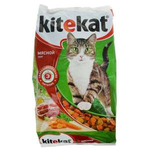 Китекет/Kitekat 800гр корм для кошек Мясной пир