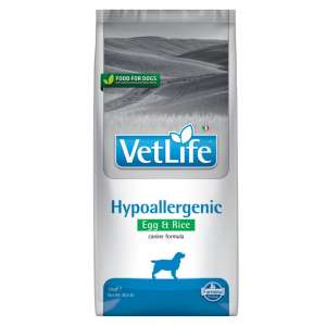 Фармина/Farmina Vet Life Dog Hypoallergenic корм для собак при пищевой аллергии Яйцо с рисом 12кг для собак
