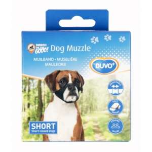 Намордник для собак 51-71см Dog Muzzle черный DUVO для собак