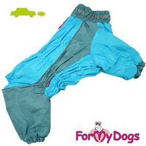 Комбинезон утепленный для собак рВ1спинка 40см синий для мальчиков Formydogs для собак
