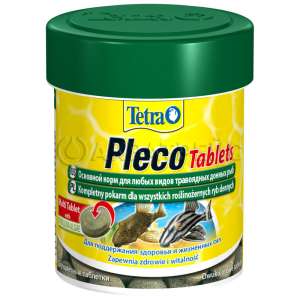 TetraPleco Tablets корм для донных рыб растительный в таблетках 66мл/120таб для рыб