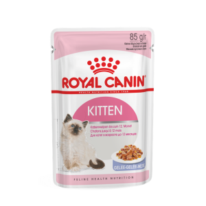 Роял Канин/Royal Canin пауч 85гр корм для котят Киттен Инстинкт с 4-х месяцев нежные кусочки желе для кошек