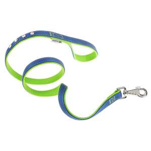 Поводок DUAL G20/110 ST сине-зеленый Ферпласт для собак